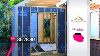 Ossature Bois – Constructeur extension de maison bois au Tampon