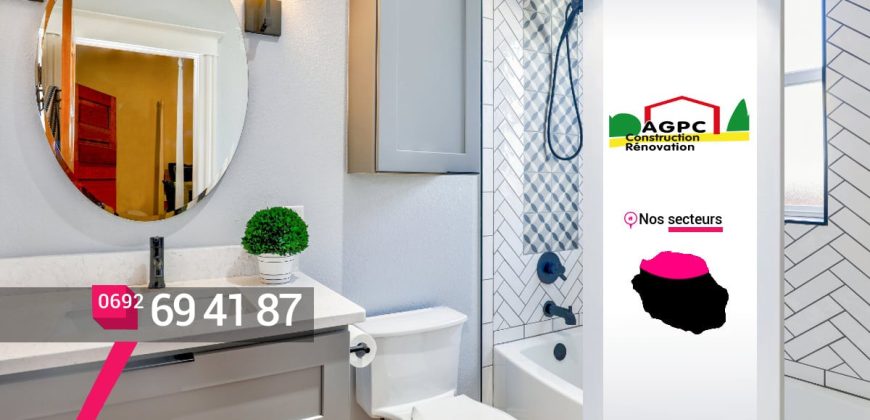 AGPC – Salle de bains tendance à Saint-Denis – Réunion