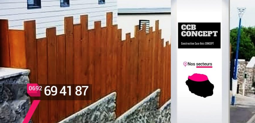 CCB CONCEPT – Artisan création clôture bois Les Avirons – 974