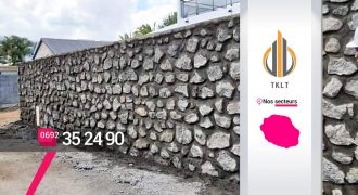 TKLT Construction – Construction mur moellon à Saint-Louis 974