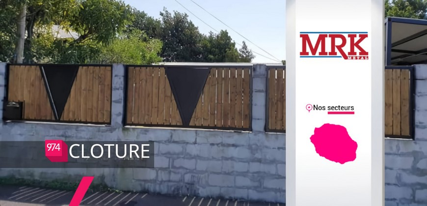 MRK METAL – Conception de clôtures en métal et bois à Sainte-Marie