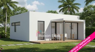Bungalow en béton Saint-Leu 28 m2 toit plat