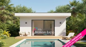 Bungalow en béton Sainte-Rose 20 m2 toiture monopente