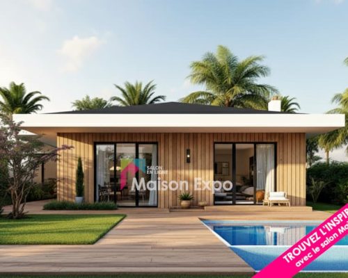Maison bois - Le Port - 85 m2 T3 2 chambres