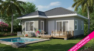Maison bois - Le Tampon - 70 m2 T3 2 chambres