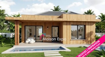 Maison bois - Saint Denis - 100 m2 T4 3 chambres