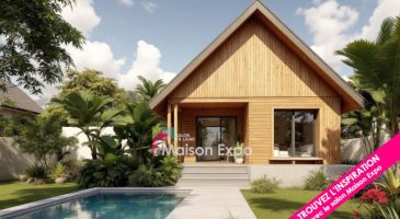 Maison bois - Saint Joseph - 90 m2 T4 3 chambres à étage