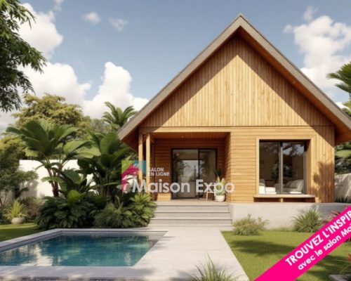 Maison bois - Saint Joseph - 90 m2 T4 3 chambres à étage