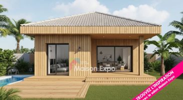 Maison bois - Saint Paul - 70 m2 T3 2 chambres