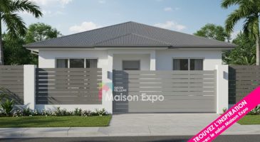 Portail aluminium - Saint André - Coulissant motorisé