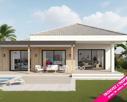 Projet extension maison à La Réunion avec agrandissement du séjour de 18 m2