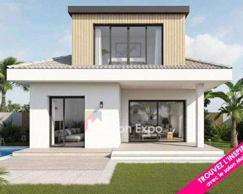 Projet extension maison à La Réunion avec sur élévation chambre de 18 m2