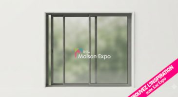 Modèle baie vitrée aluminium premier prix Etang-Salé