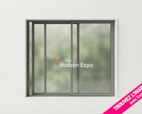 Modèle baie vitrée aluminium premier prix Etang-Salé