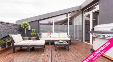Modèle deck bois exotique pour terrasse appartement Saint-Leu Modèle deck bois exotique pour terrasse appartement Saint-Leu