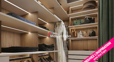 Modèle dressing bois sur mesure Saint-gilles-les-bains Modèle dressing bois sur mesure Saint-gilles-les-bains