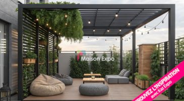 Modèle pergolas aluminium bioclimatique la Possession